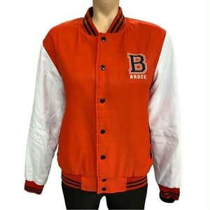 Prince LionHeart Red and White Varsity Jacket Size M